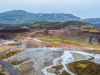 Geysir Hot Springs (from drone)