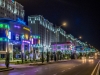 Ashgabat parks at night