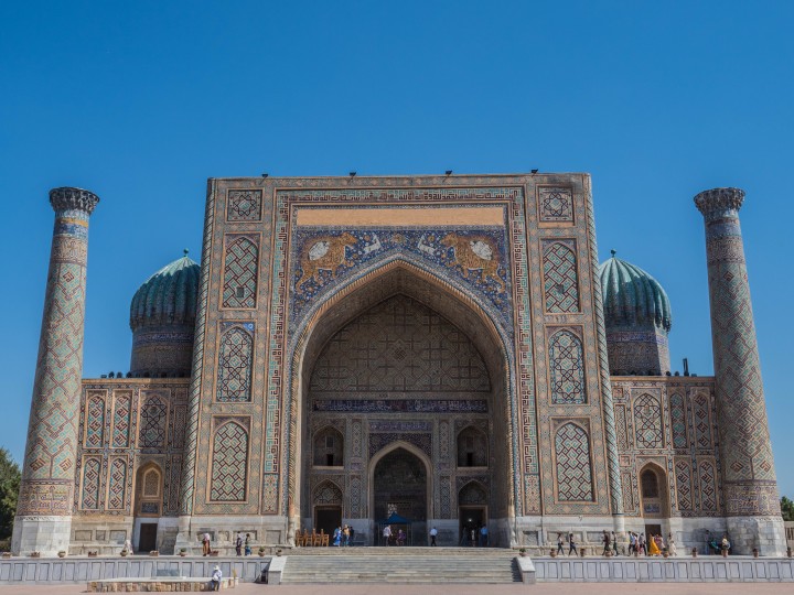 Sher-Dor Madrasah, Registan Square, Samarkand Sher-Dor Madrasah, Registan Square, Samarkand